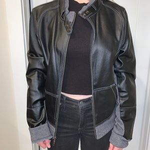 Young, Fabulous, & Broke Leather Jacket.